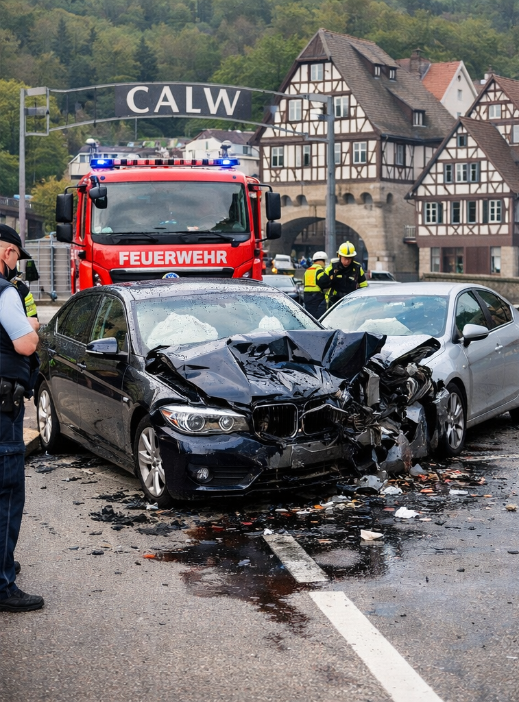 Unfallgutachten nach Verkehrsunfall in Calw