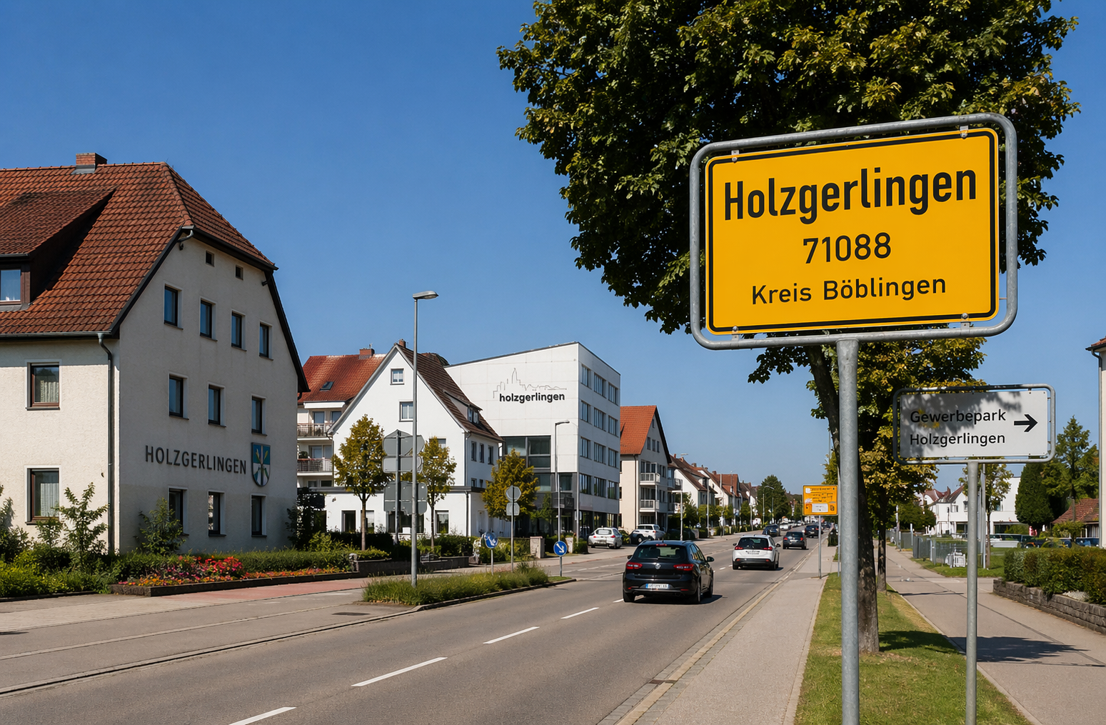 Unfallgutachten nach Verkehrsunfall in Holzgerlingen