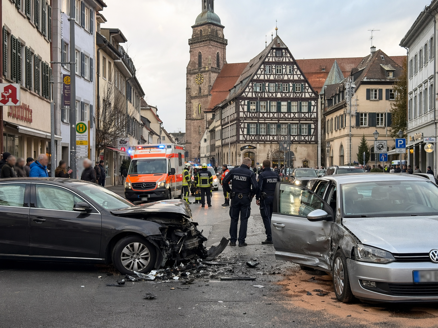 Praxisbeispiel für ein Unfallgutachten in Esslingen