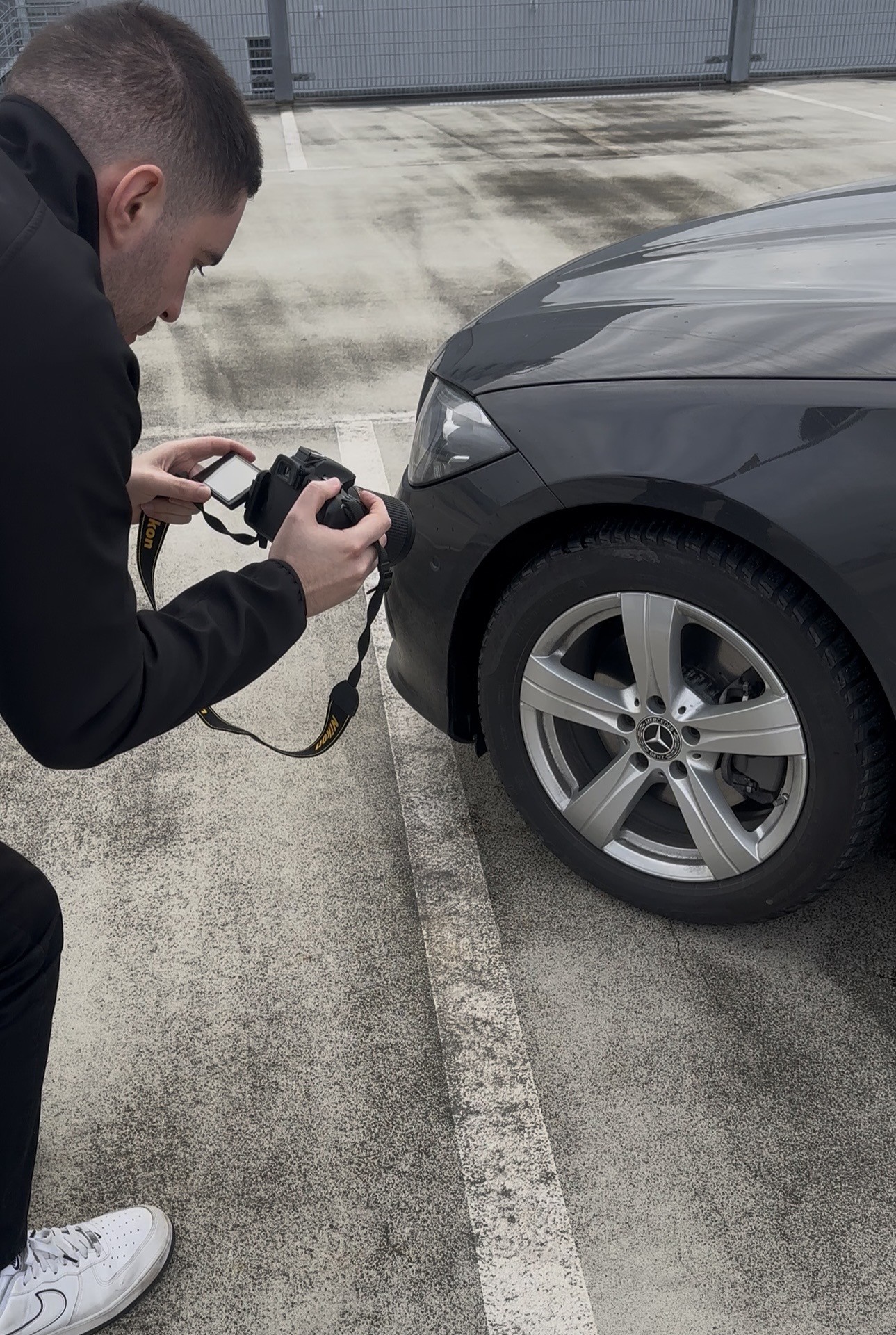 Technische Untersuchung eines Fahrzeugschadens